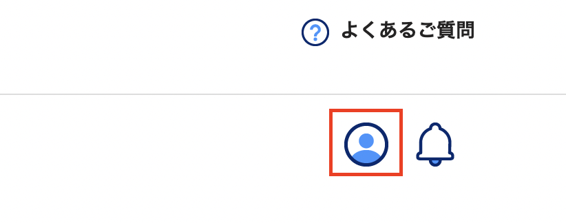 PayPay銀行のユーザマーク（プロフィールボタン）